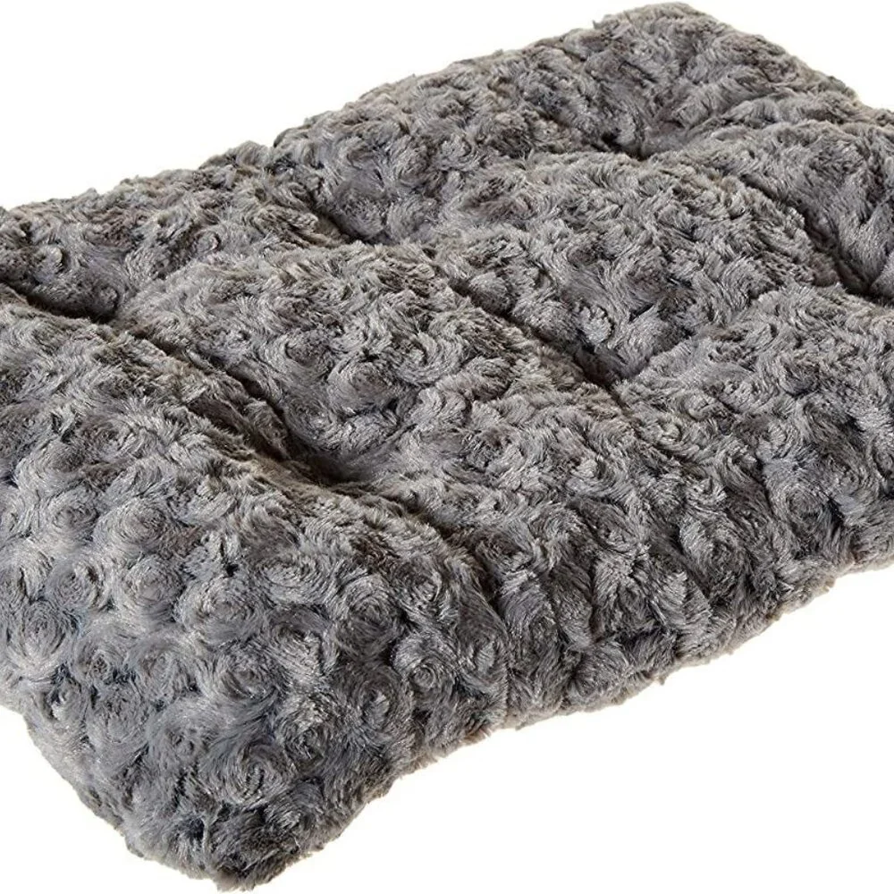 Gray Swirl Pet Cat or small Dog Bed Pillow Swirl Bed Grey 17 Inch x 11 Inch